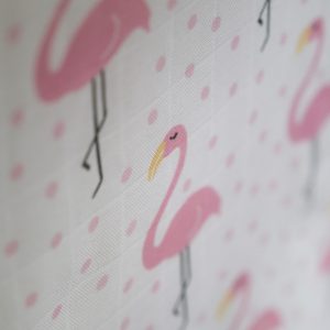 Mother'sMılk Pembe Flamingo Desenli Müslin Uyku Tulumu - Görsel 4